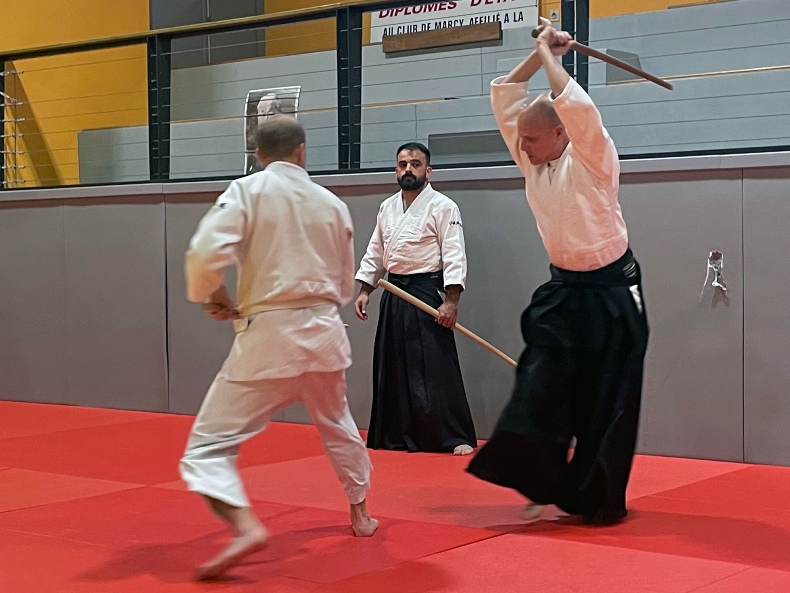 Baron Baptiste Shihan sur le tatami